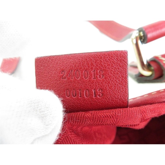 Gucci Cream and Red Love Tote - Picture 14 of 14